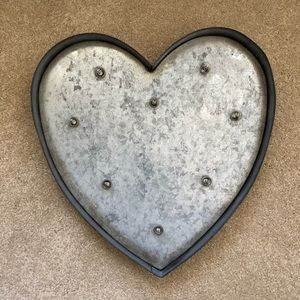 Metal Heart w/ Lights